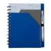 Trapezoid Junior Notebook w/ Stylus Pen - Blue