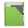 Trapezoid Junior Notebook w/ Stylus Pen - Lime