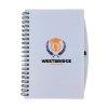 Bates Spiral FSC Notebook With Sticky Notes and Flags - White