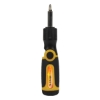 Edmund 3-Position, 12-Bit Screwdriver Tool - Yellow
