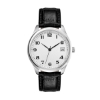 Classic Style Dress Watch Unisex Dress Watch with Date Display - Silver