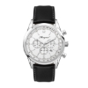 Wc3064 42mm Steel Silver Case, Chronograph Mvmt, White Dial, Dte Display, Leather Strap, Flat Minera - Silver
