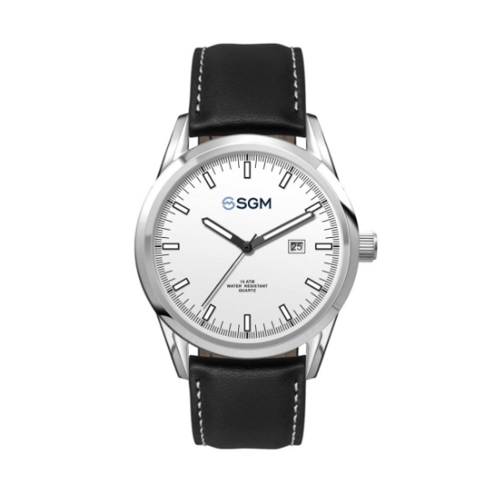 42mm Ss, Silver Case, 3-Hand Mvt, Dte