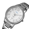 Men's Silver Stainless Steel 3 Hand Men's Silver Stainless Steel Case, and Stainless Steel bracelet