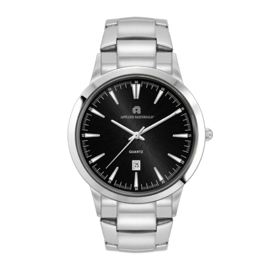 Wc4074 43mm Steel Silver Case, 3 Hand Mvmt, Black Dial, Dte Display, Silver Bracelet, Flat Mineral C