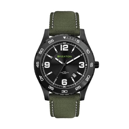 42mm, Black Metal Case, 3-Hand Mvt, Dte