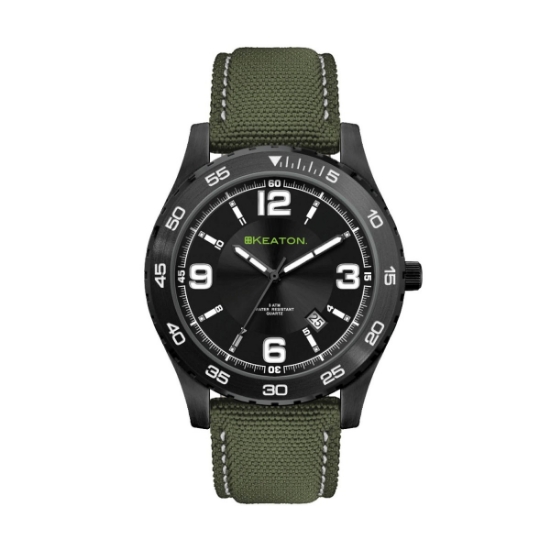 42mm, Black Metal Case, 3-Hand Mvt, Dte