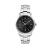 Ladies Black Dial 33mm Metal Case Ladies Black Dial 33mm Metal Case with Folded Steel Band - Silver