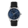 Wc5116 42mm Metal Silver Case, 3 Hand Mvmt, Blue Dial, Dte Display, Leather Strap, Flatm Mineral Cry - Silver