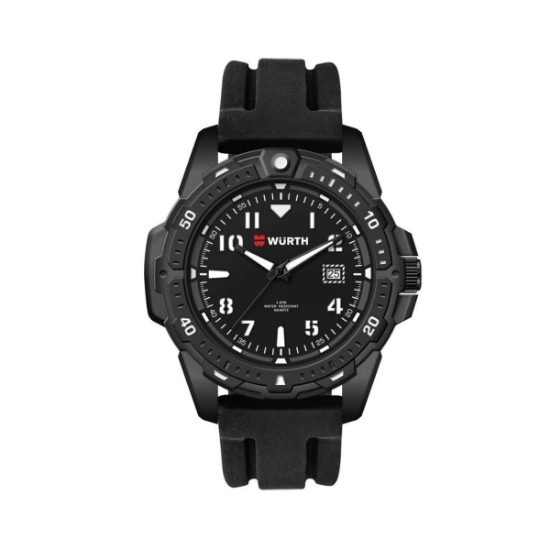 45mm, Black Metal Case, 3-Hand Mvt, Dte