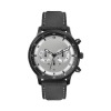 45mm, Black Metal Case, Chrono Mvt - Brushed Black