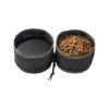 Packable Duo Pet Dish - Black