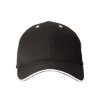 Structured Sandwich Cap - Black-White