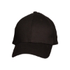 Structured Stretch Fitted Cap - Black