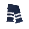 Stripe Knit Scarf - Blue-Navy-White