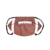 Football Drawstring Bag - Brown