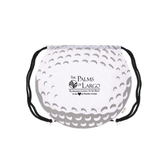 Golf Ball Drawstring Bag