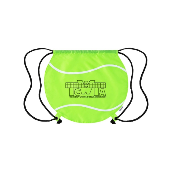 Tennis Ball Drawstring Bag