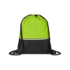 Crosshatch Heather Drawstring Backpack - Heather Green-Lime