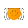 Smiley Face Drawstring Bag