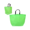 Two-Tone Heat Sealed Non-Woven Tote Bag - Green-Lime