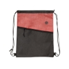 Tonal Heathered Non-Woven Drawstring Backpack - Red