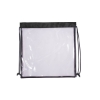 All Access Clear Stadium Drawstring Bag - Black