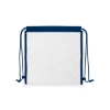 All Access Clear Stadium Drawstring Bag - Navy