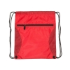 Mesh Drawstring Backpack - Red