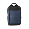 Austin Nylon Collection Laptop Backpack - Heather-Navy-Blue