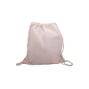 Cotton Canvas Drawstring Bag - Natural