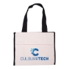 Cotton Gusset Accent Box Tote Bag