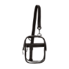 All Access Clear Adjustable Sling Bag - Black