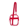 All Access Clear Adjustable Sling Bag - Red
