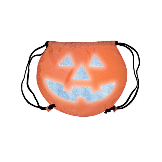 Pumpkin Drawstring Bag - Orange