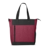 Austin Nylon Collection - Tote Bag - Heather-Burgundy