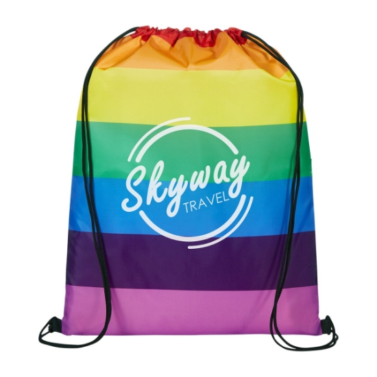 Rainbow Pride Drawstring Bag