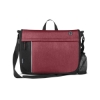 Austin Nylon Collection Messenger Bag - Heather-Burgundy