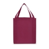 Saturn Jumbo Non-Woven Grocery Tote Bag - Burgundy