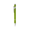 Rubberized Aluminum Click Stylus Pen - Campus Orange