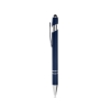Rubberized Aluminum Click Stylus Pen - Classic Navy