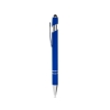 Rubberized Aluminum Click Stylus Pen - True Royal