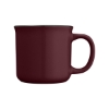12 oz Ceramic Mug - Burgundy