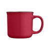 12 oz Ceramic Mug - Classic Red