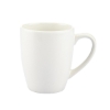 12 oz Contemporary Ceramic Mug - White