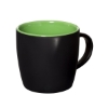 12 oz Riviera Ceramic Mug - Black-Green-Lime