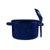 Campfire 20 oz Ceramic Soup Bowl With Spoon - Blue-Cobalt