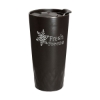 14 oz Double Wall Ceramic Textured Tumbler