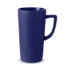 20 oz Texture Base Tall Ceramic Mug - Blue-Cobalt