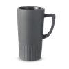 20 oz Texture Base Tall Ceramic Mug - Gray